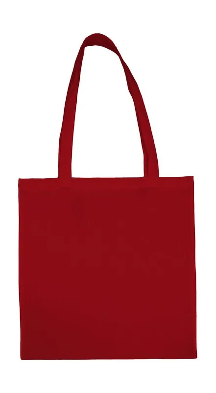 Borsa in cotone con manico lungo