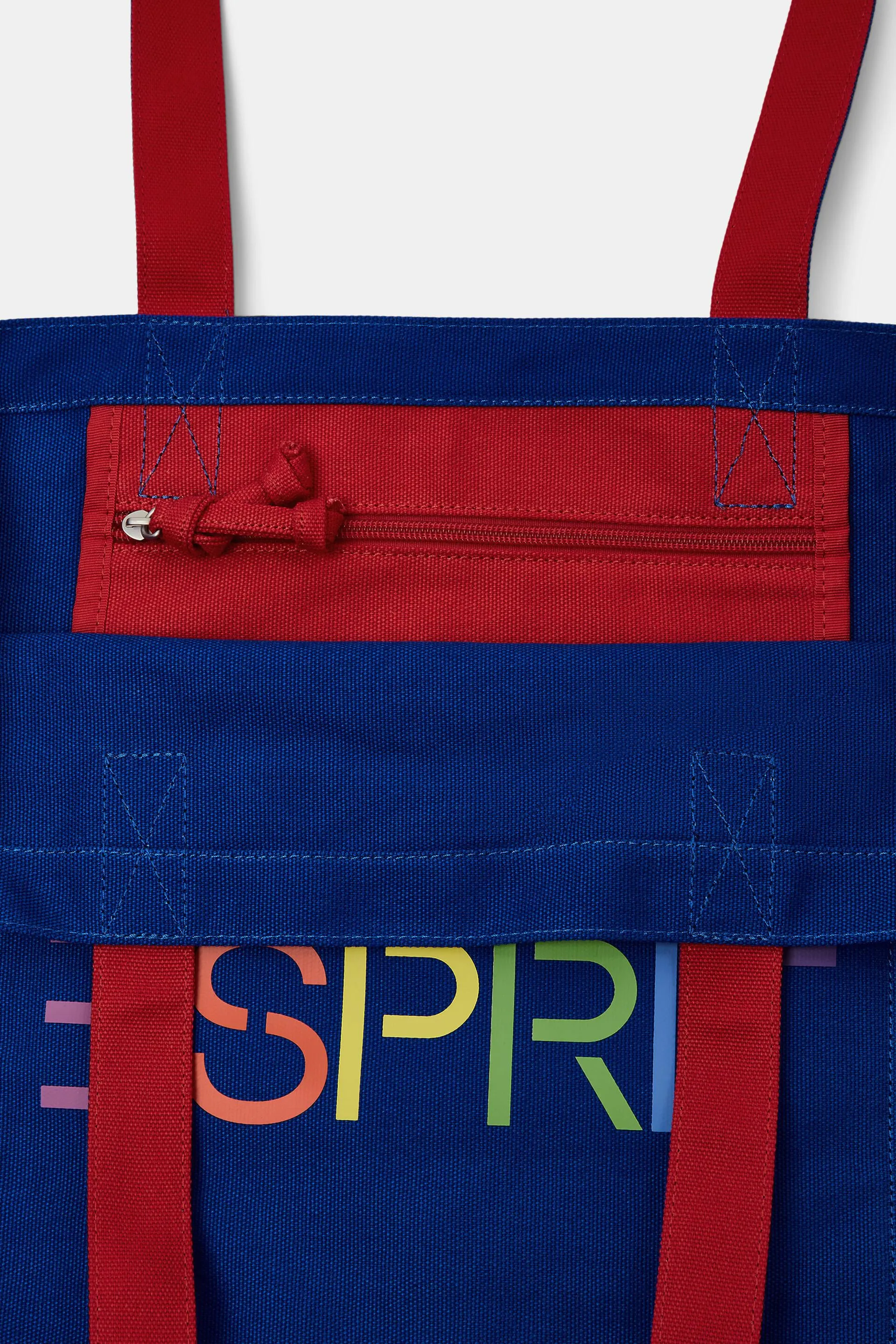 Borsa in tela con logo