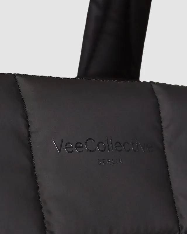 Borsa nera da donna Vee Collective Porter Tote Medium