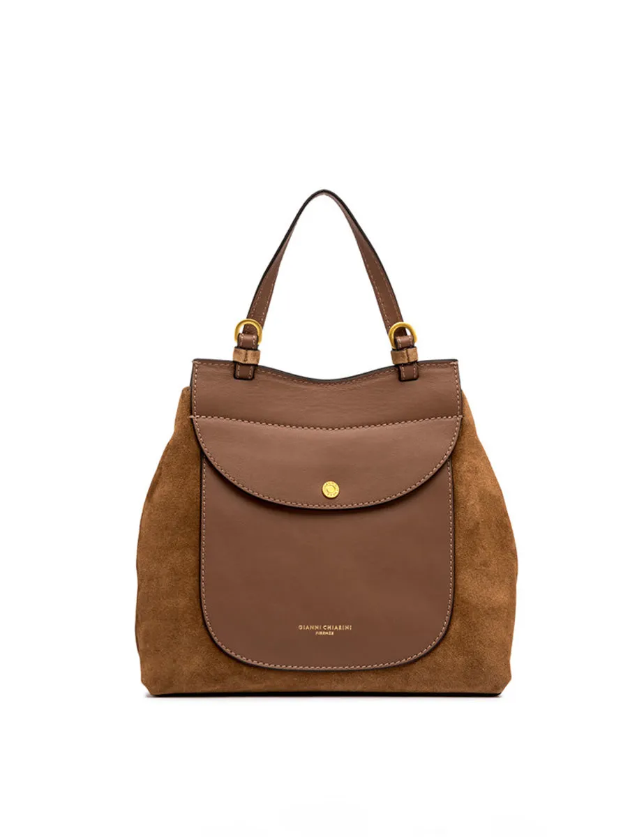 borsa pelle marlene cognac