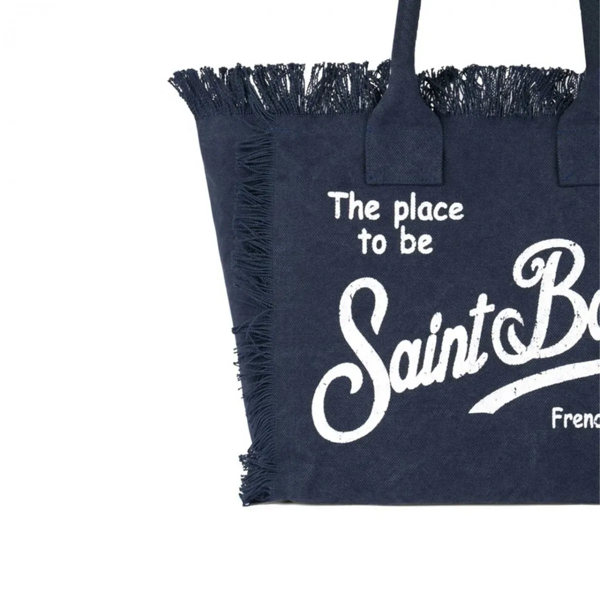 Borsa Vanity In Lino Blue Navy