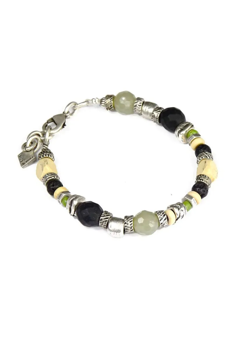 BRACCIALE Uomo CRYADY BR-149 JOPLIN BLACK/GREEN