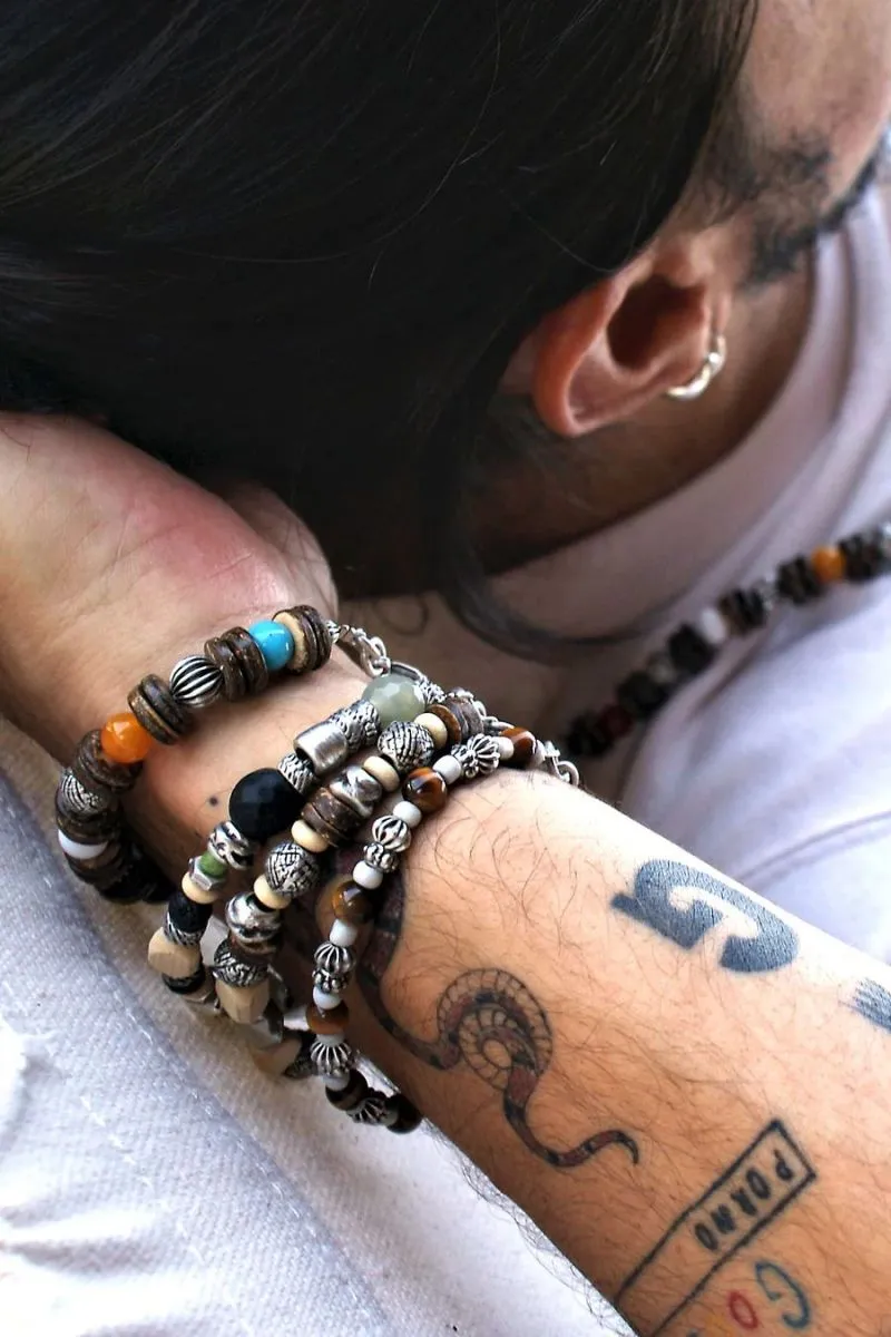 BRACCIALE Uomo CRYADY BR-149 JOPLIN BLACK/GREEN