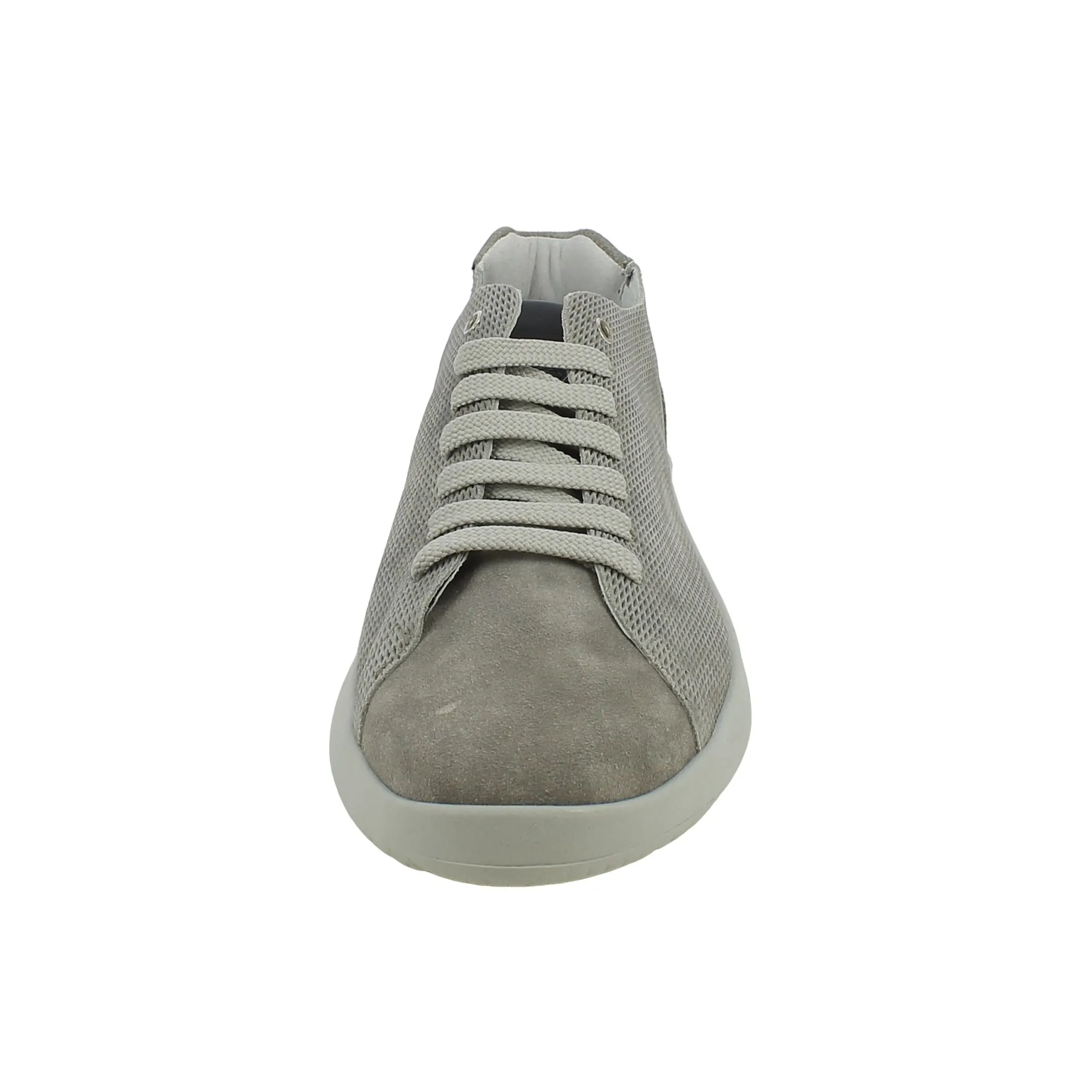BRAND  Sneaker in Nabuk grigio 