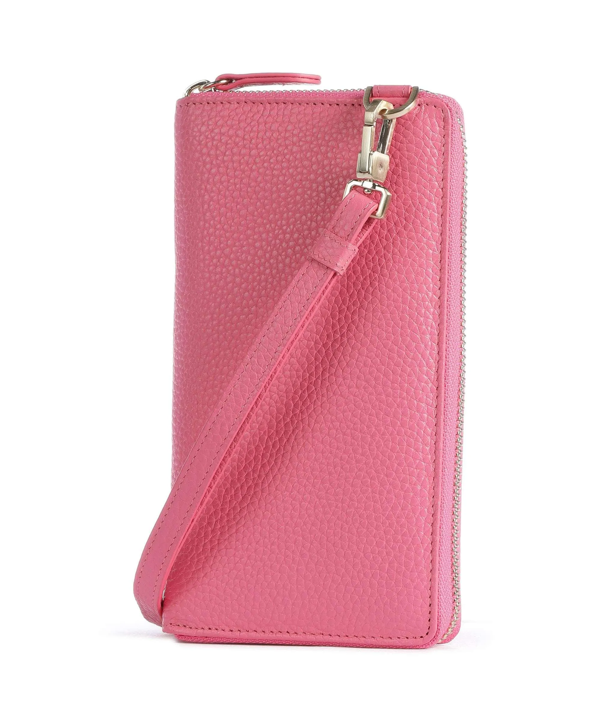  Braun Büffel Asti Borsetta porta cellulare pelle di vacchetta grana pink  