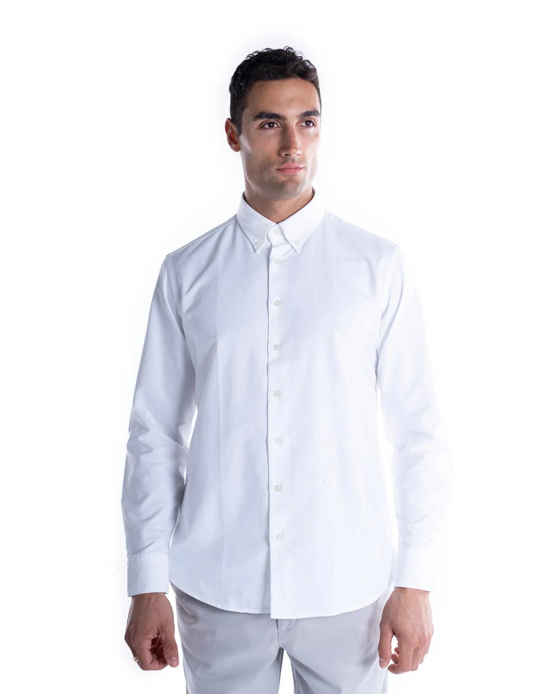 BRIAN&BARRY MILANO CAMICIA OXFORD BUTTON DOWN
