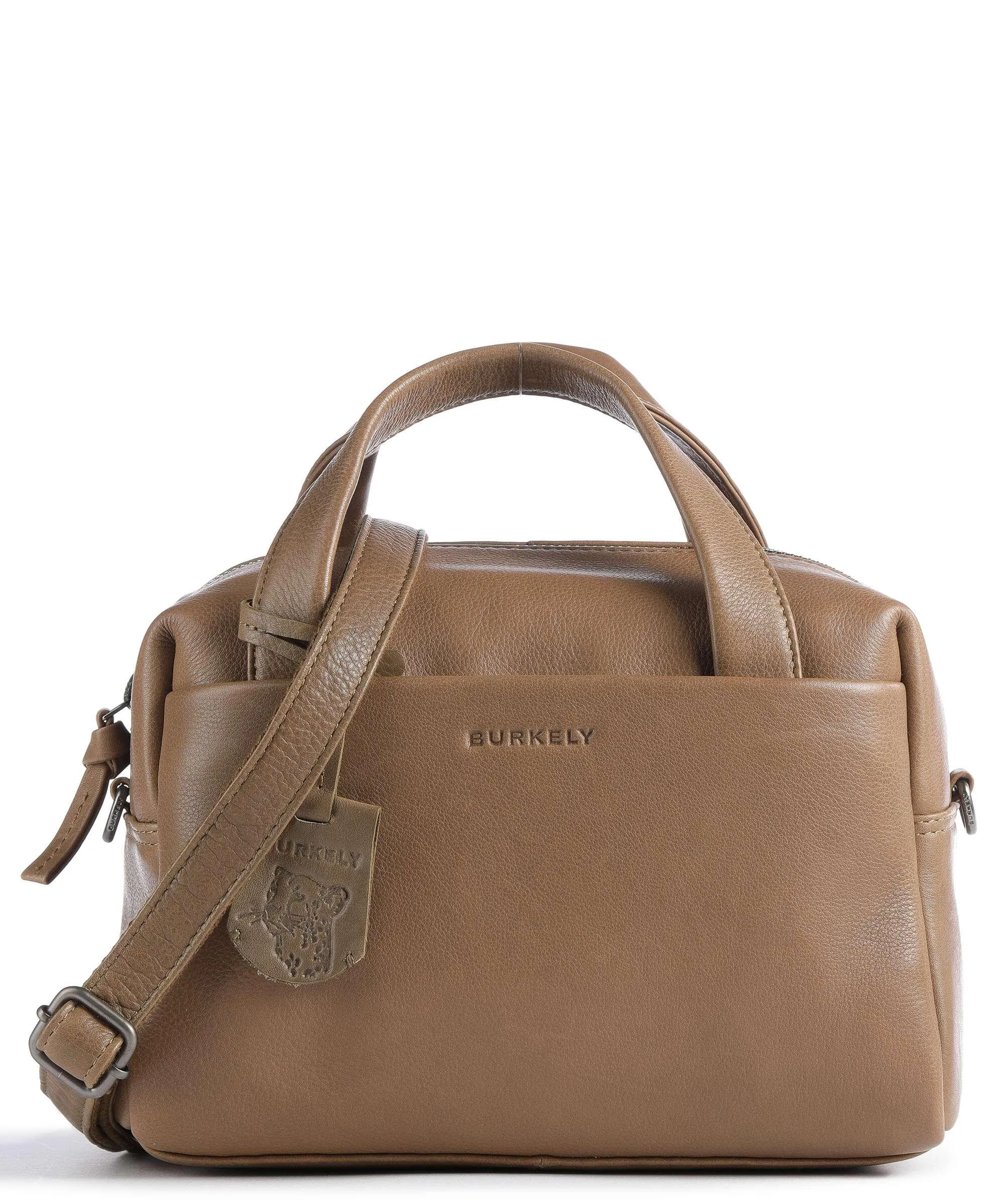  Burkely Just Jolie Borsa a mano pelle granulata cachi  