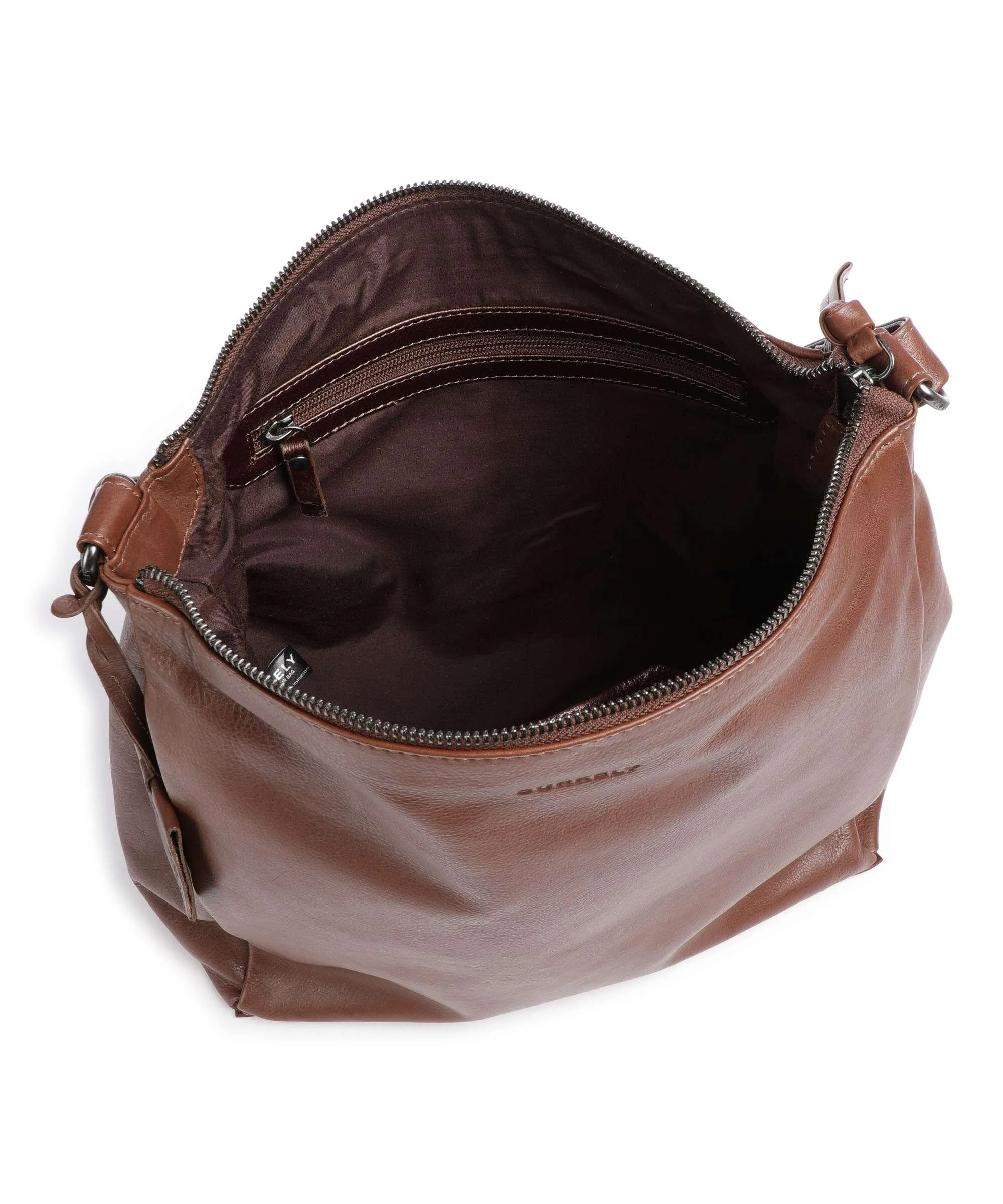  Burkely Just Jolie Borsa hobo pelle granulata marrone scuro  