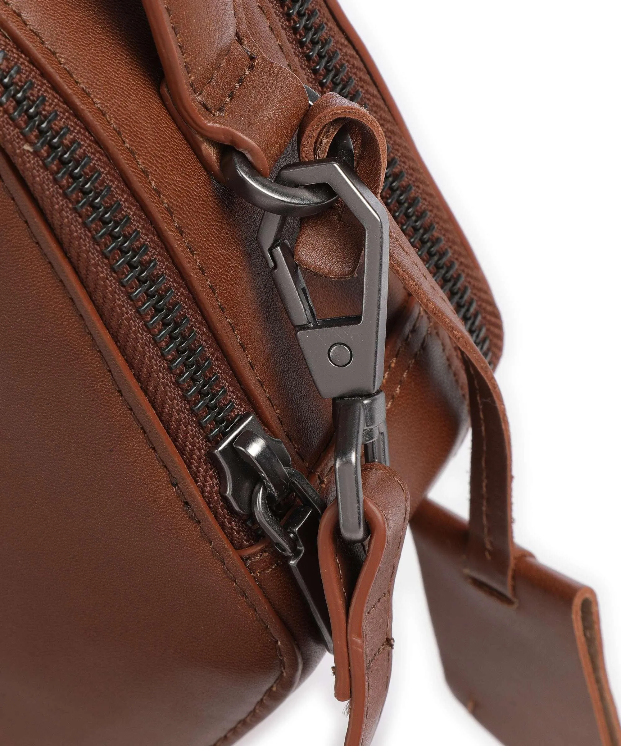  Burkely Nocturnal Nova Borsa a tracolla pelle a grana fine cognac  