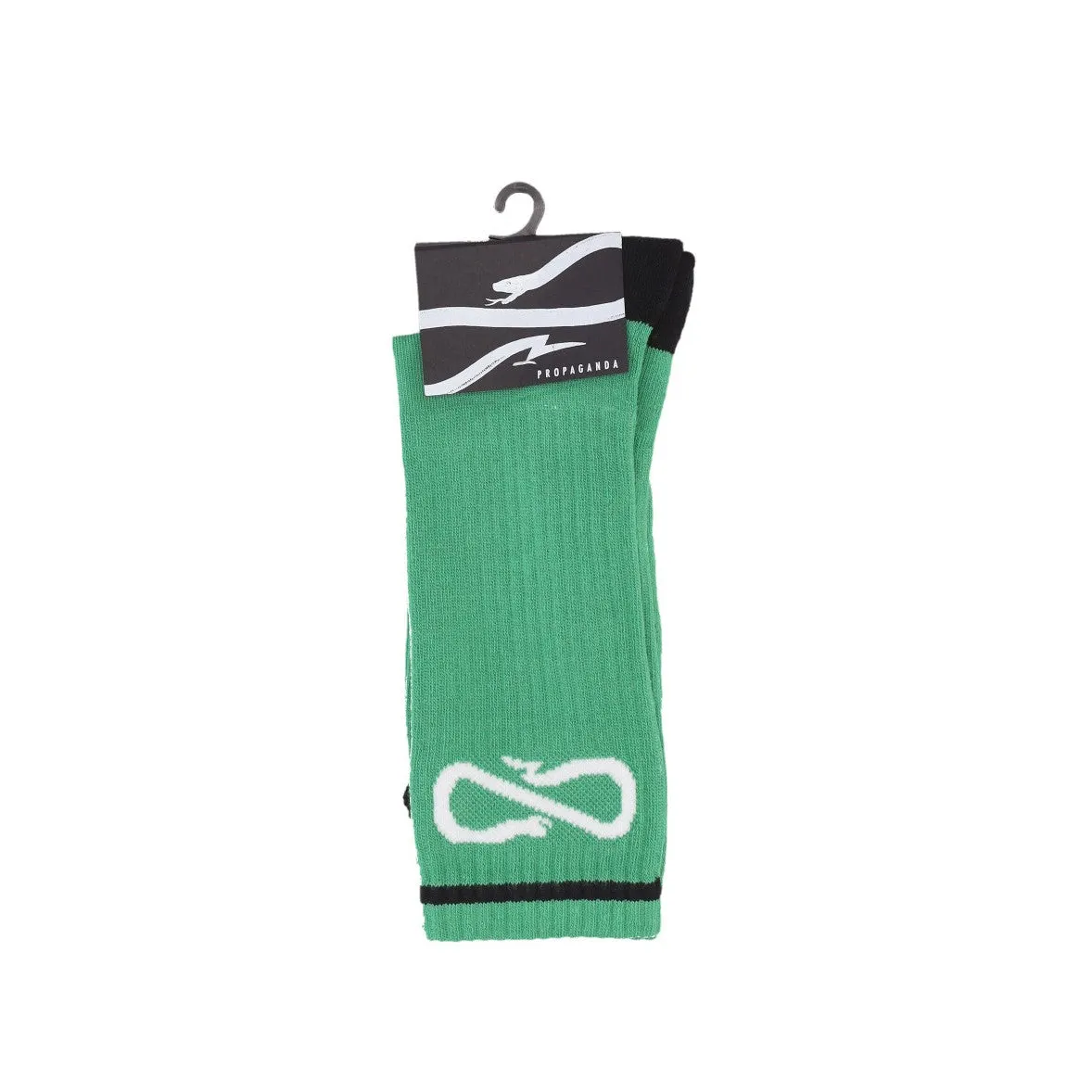 Calza Media Uomo Logo Socks Green/black