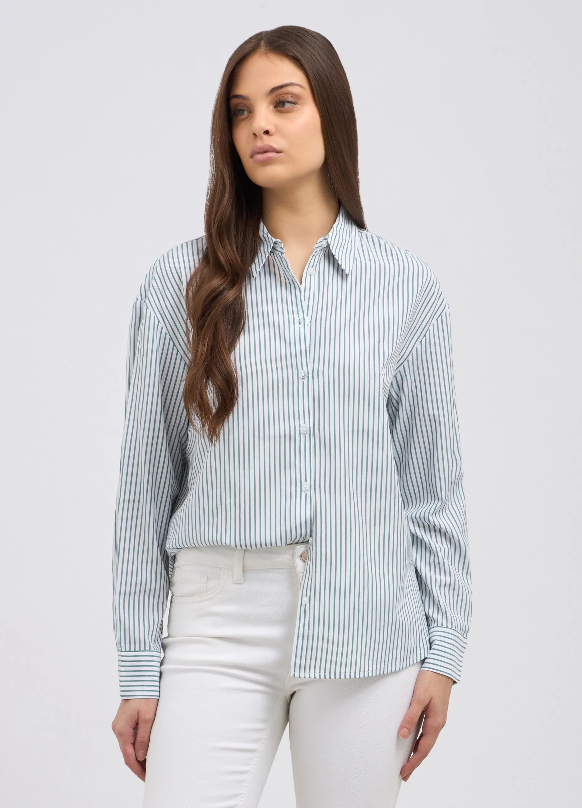 Camicia a righe donna