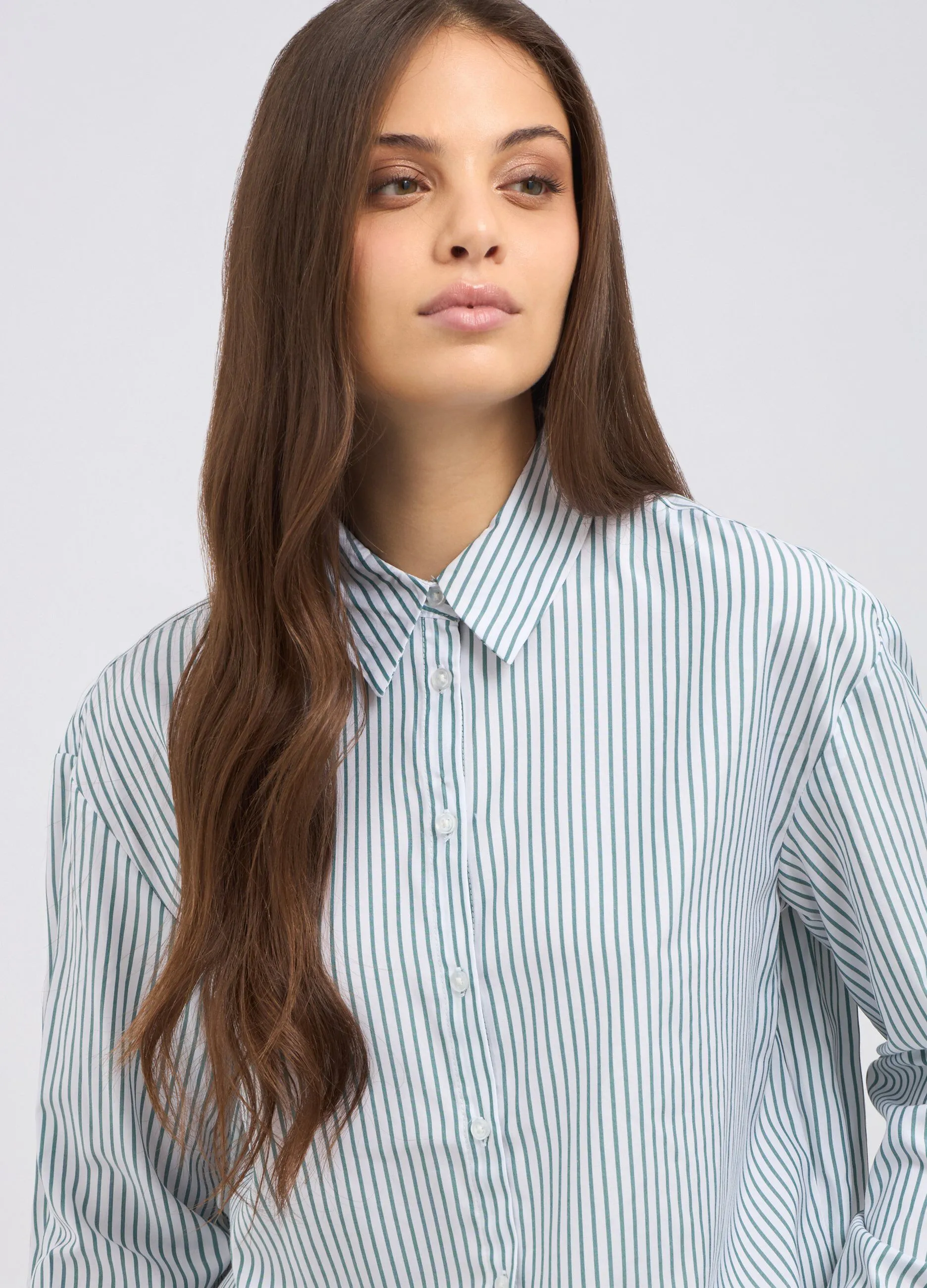 Camicia a righe donna