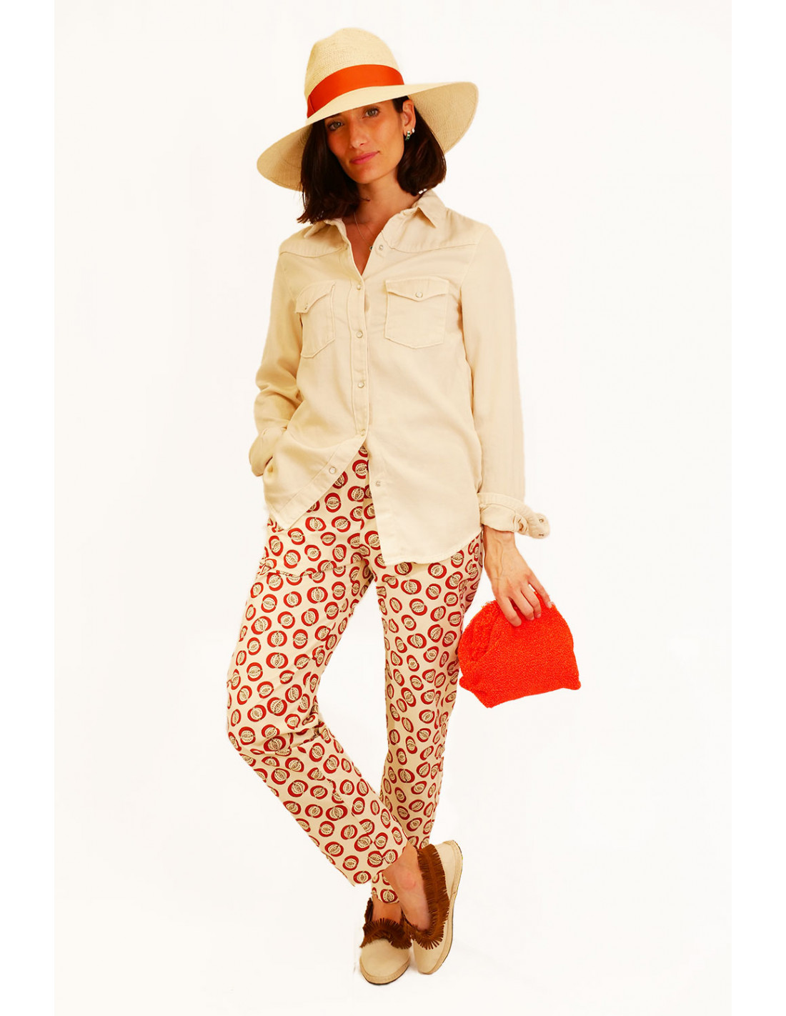 Camicia Diega Paris - Jeans Avorio