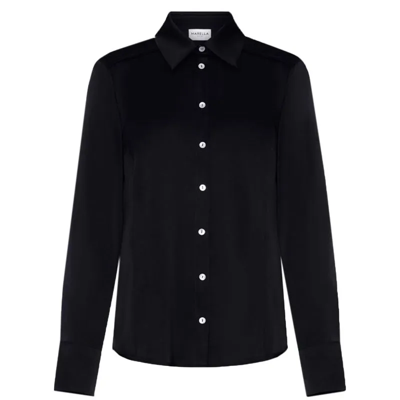 Camicia in raso di misto seta Palatin 