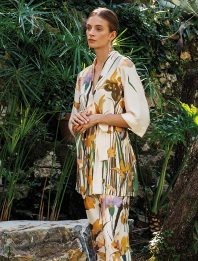 Camicia Manica Lunga Diana Gallesi - Fiore
