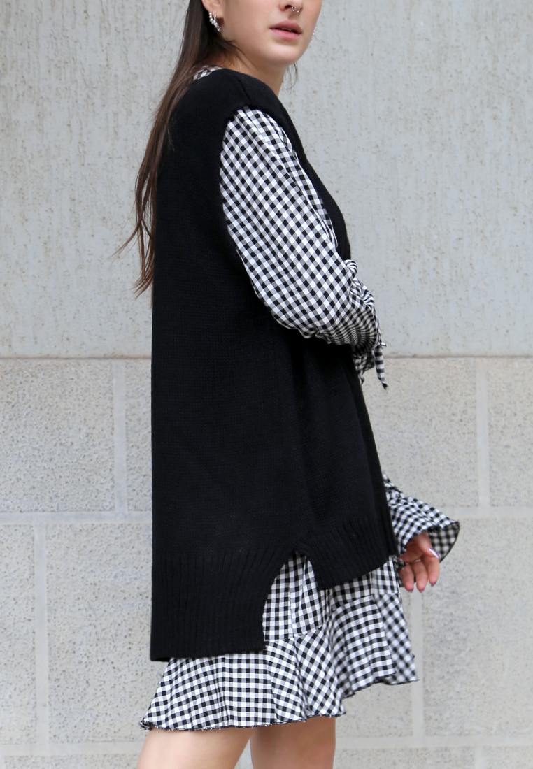 CAMICIA OVERSIZE A QUADRI