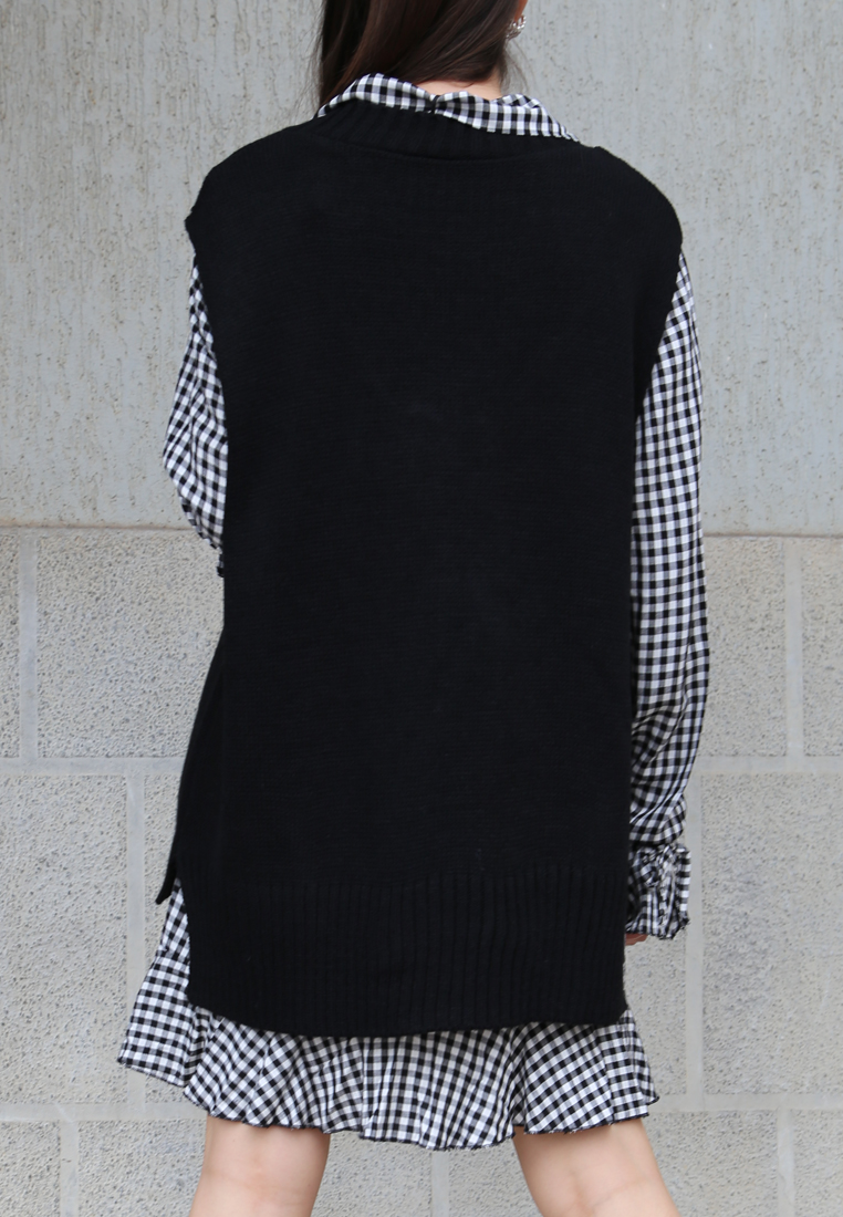 CAMICIA OVERSIZE A QUADRI