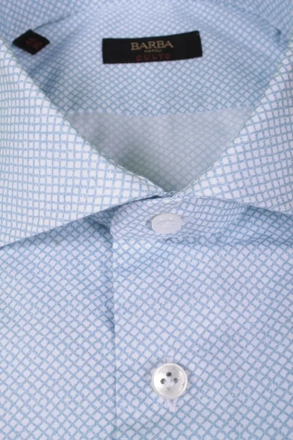 Camicia Uomo Barba Napoli Blue