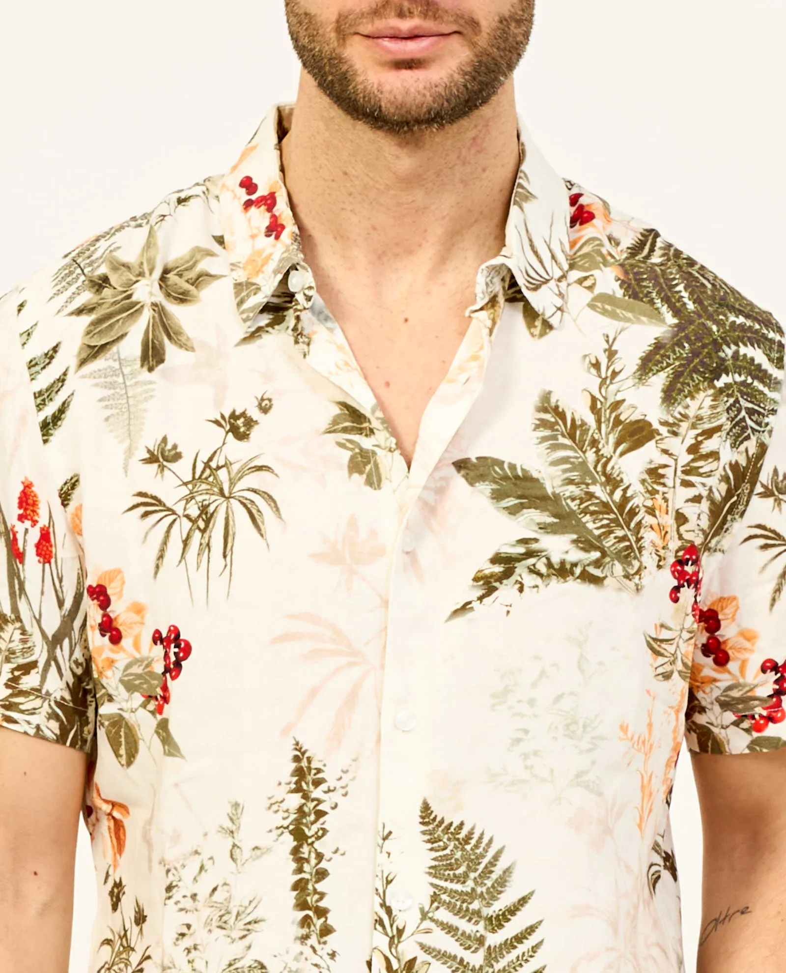 Camicia uomo Guess a fantasia floreale
