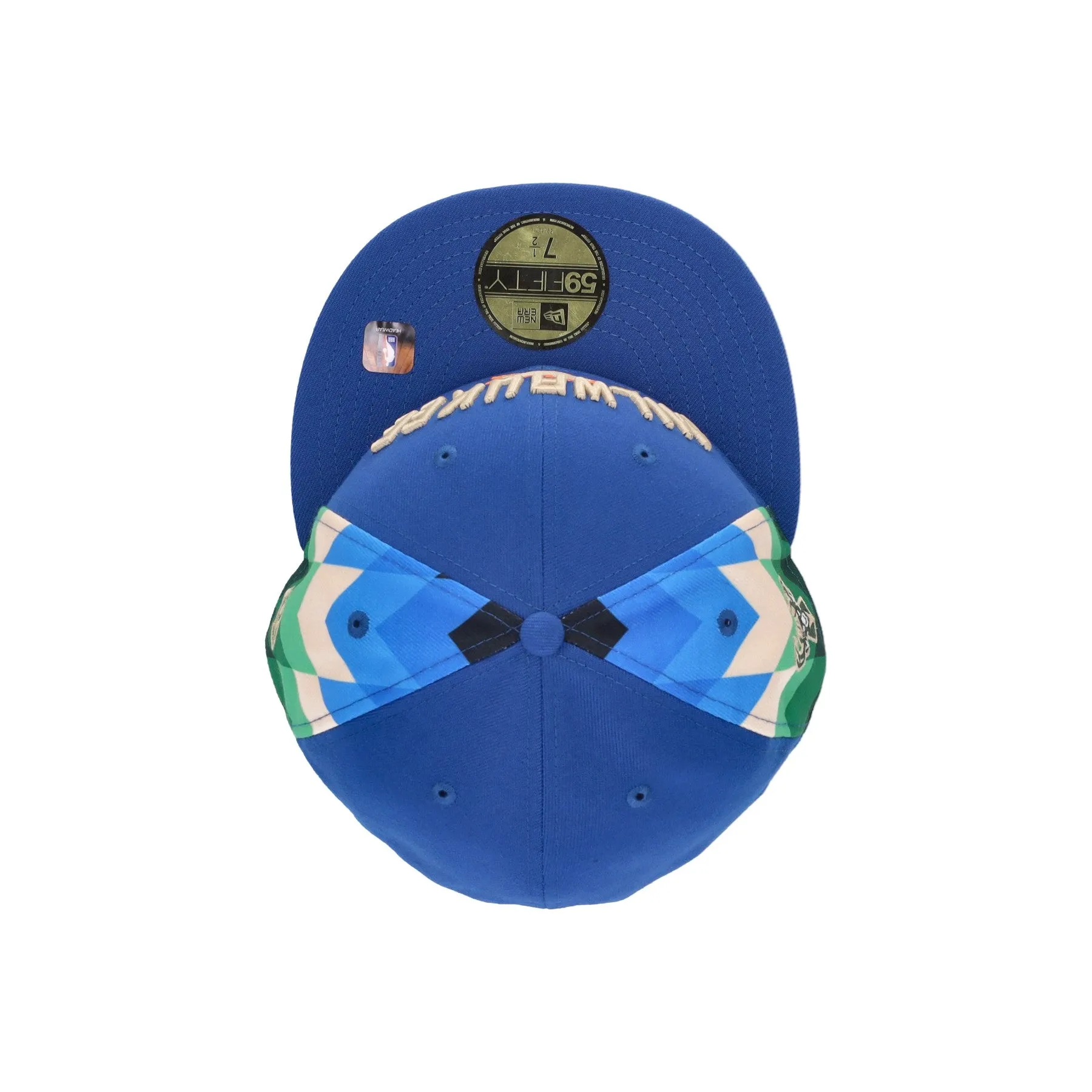 Cappellino Visiera Piatta Uomo Nba City Night 5950 Milbuc Original Team Colors