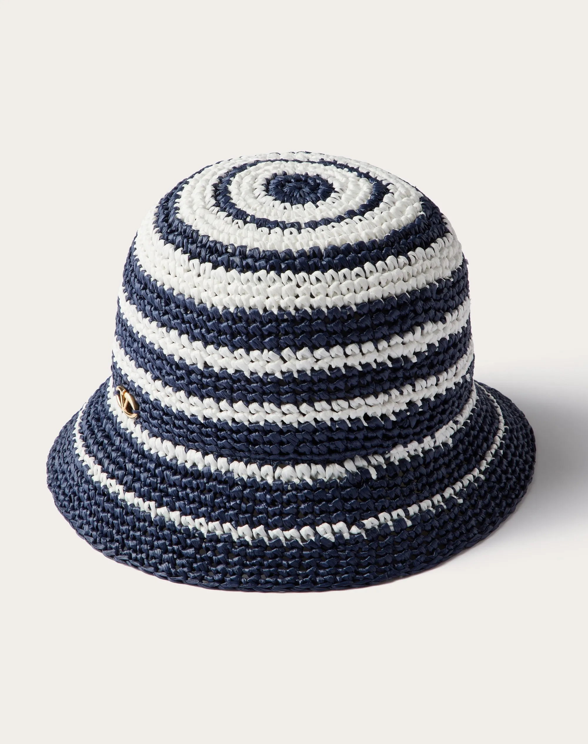 CAPPELLO BUCKET VLOGO THE BOLD EDITION IN RAFIA