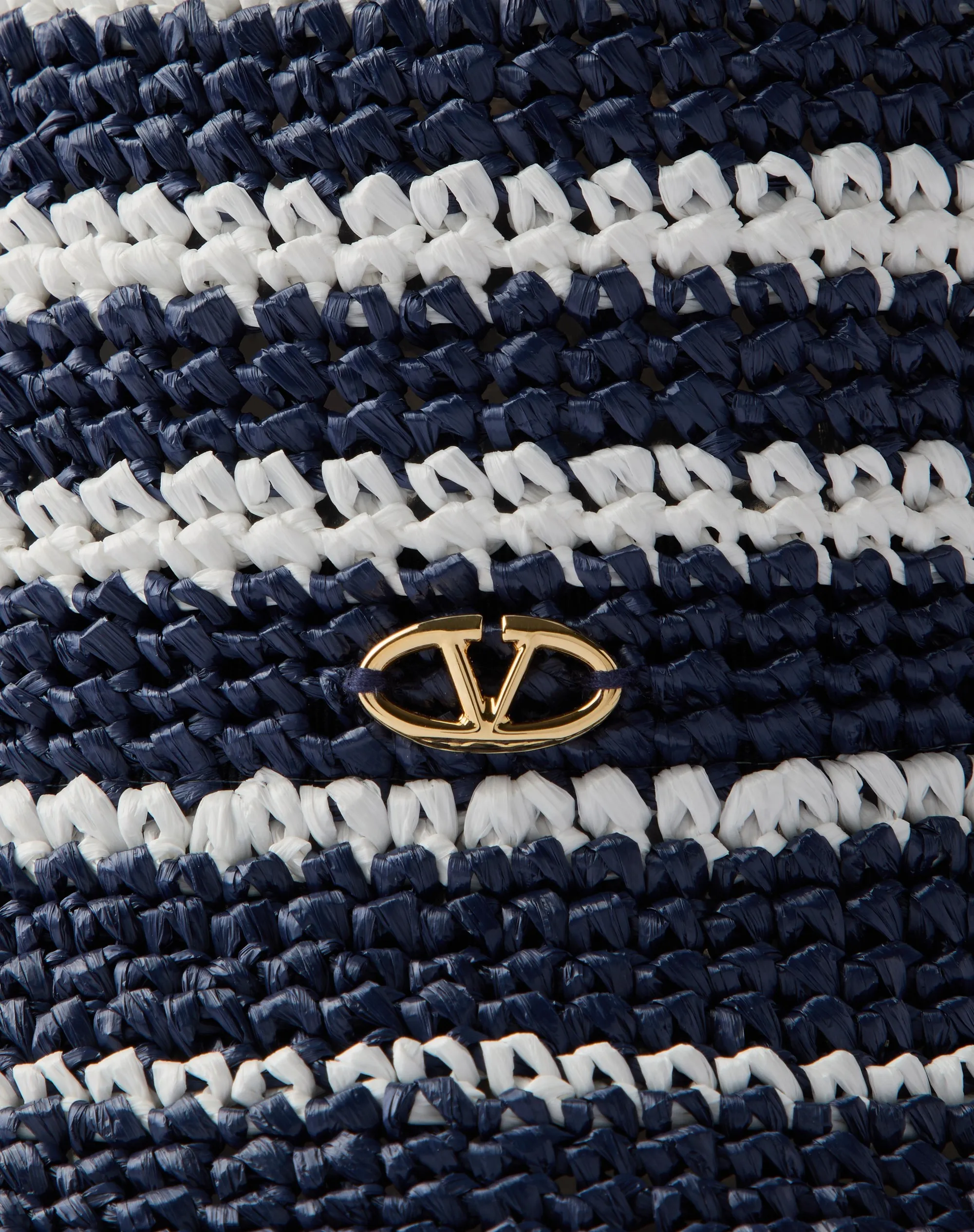 CAPPELLO BUCKET VLOGO THE BOLD EDITION IN RAFIA
