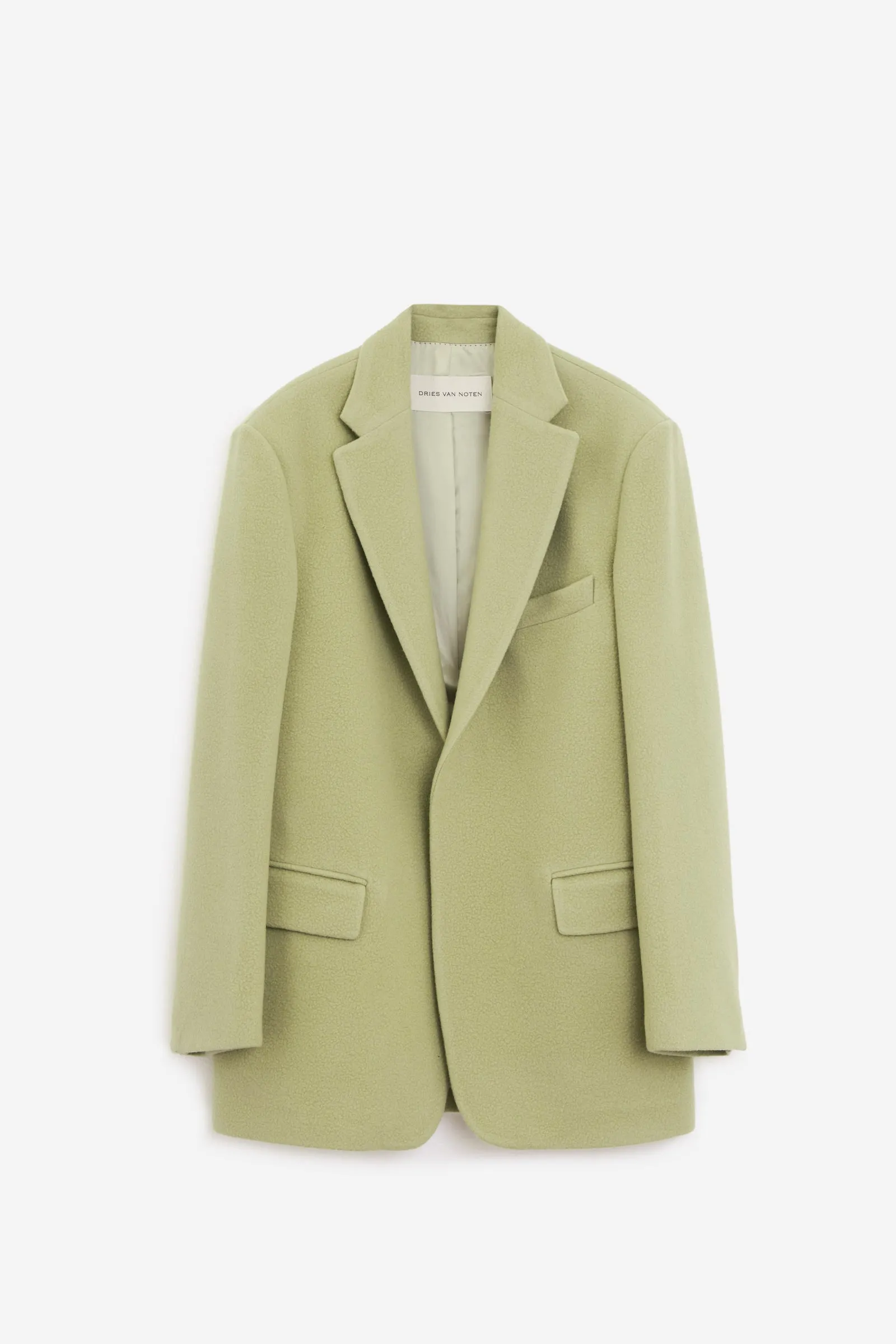 Cappotto BLUR in lana verde