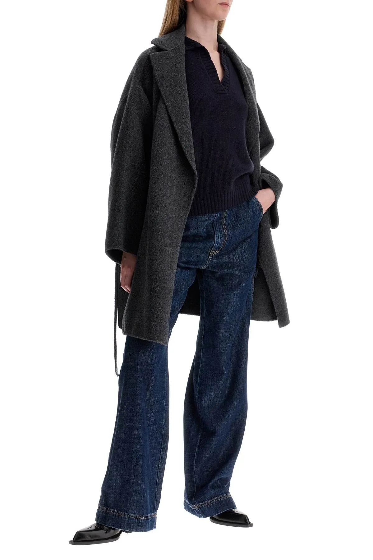 Cappotto over in alpaca