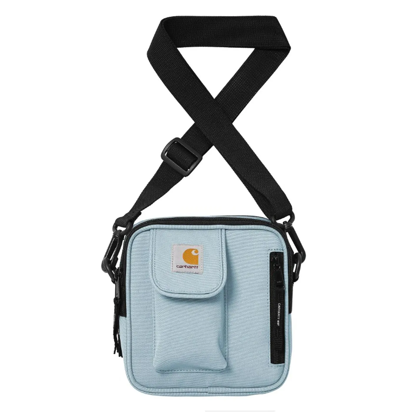 CARHARTT WIP Essentials Bag, Small Misty Sky - Borsa a Tracolla Blu    