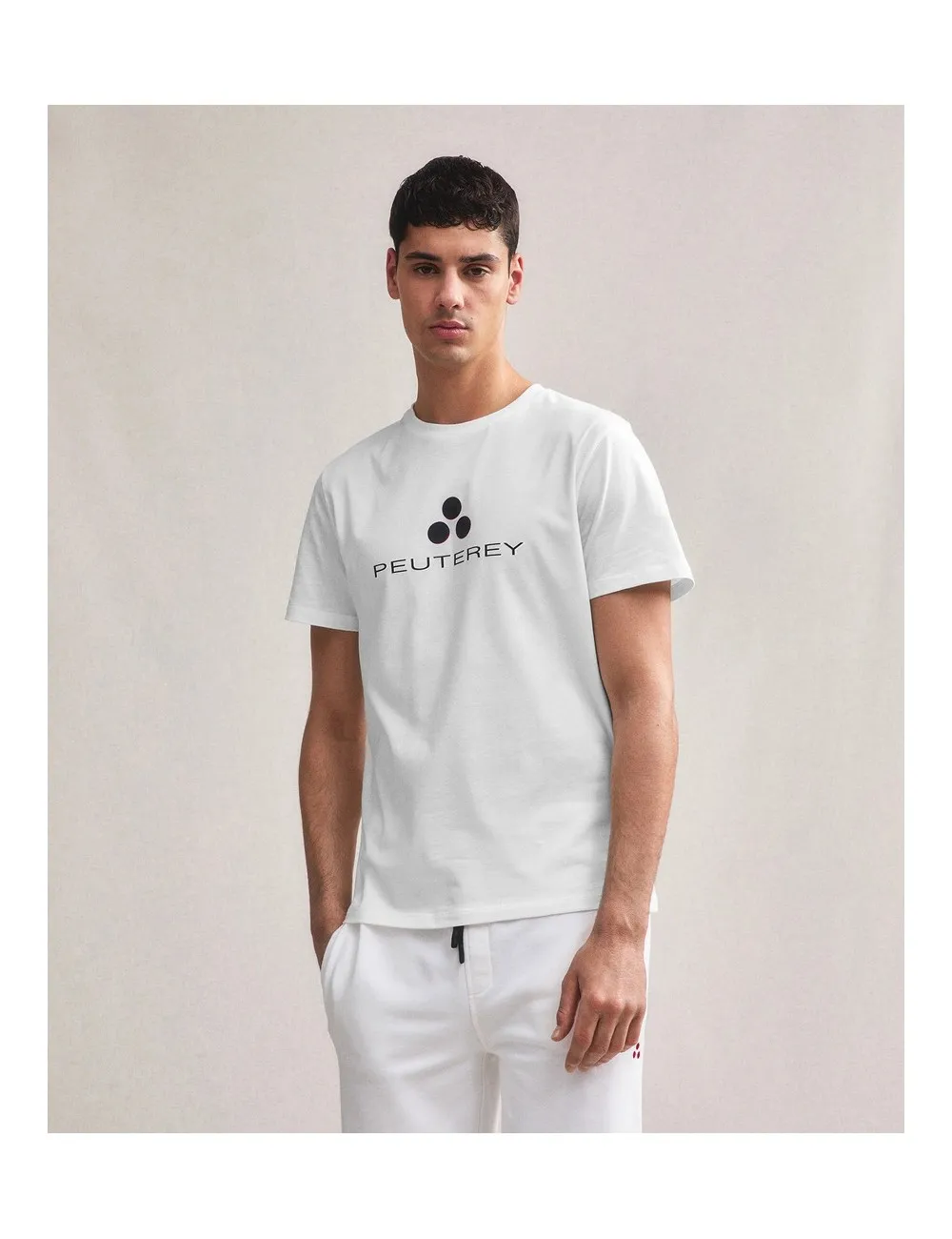 CARPINUS 730 T SHIRT UOMO PEUTEREY MAGLIA CON LOGO MANICHE CORTE MAGLIETTA MAN