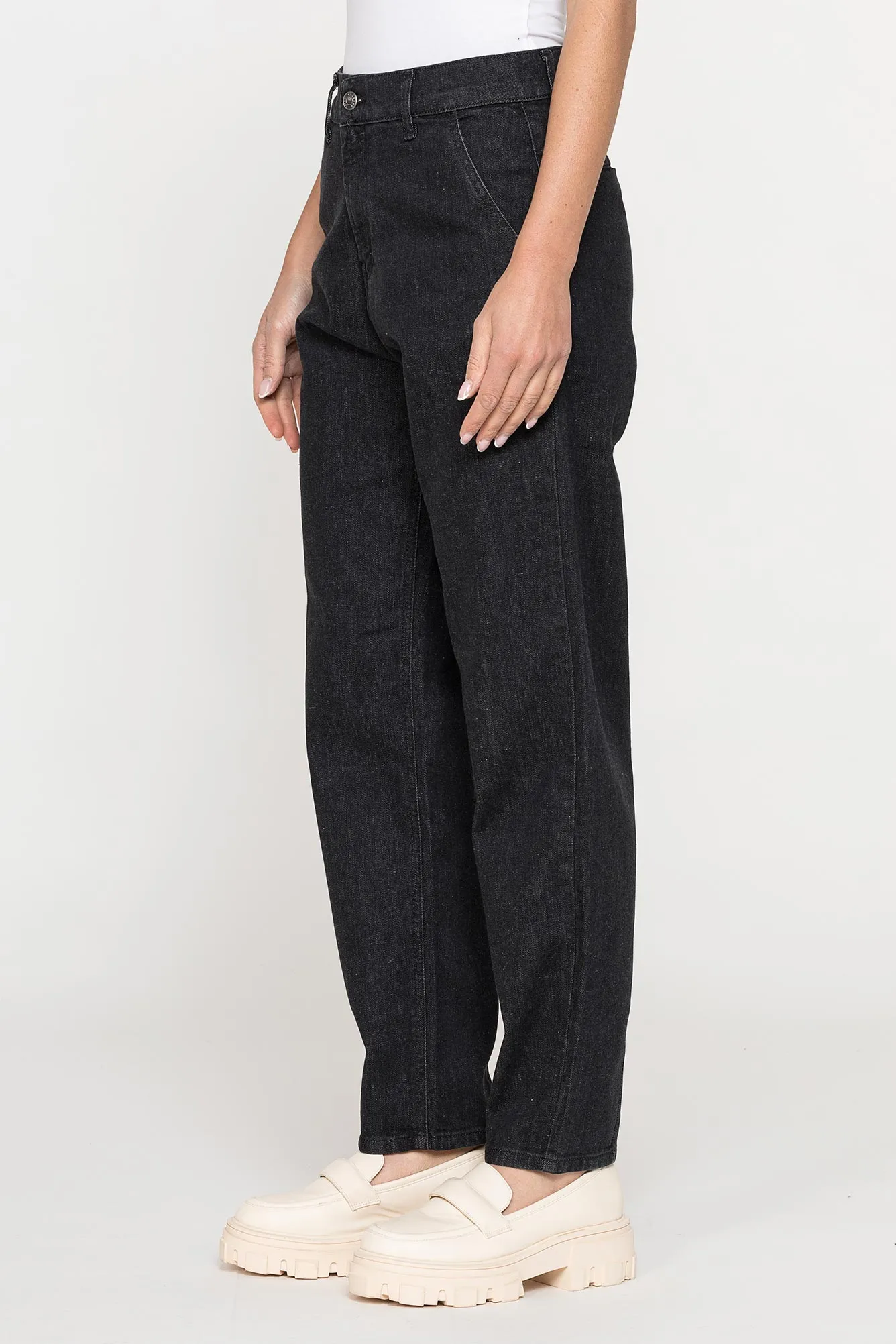 Carrera  ---------    ------------Jeans carrot - Denim nero