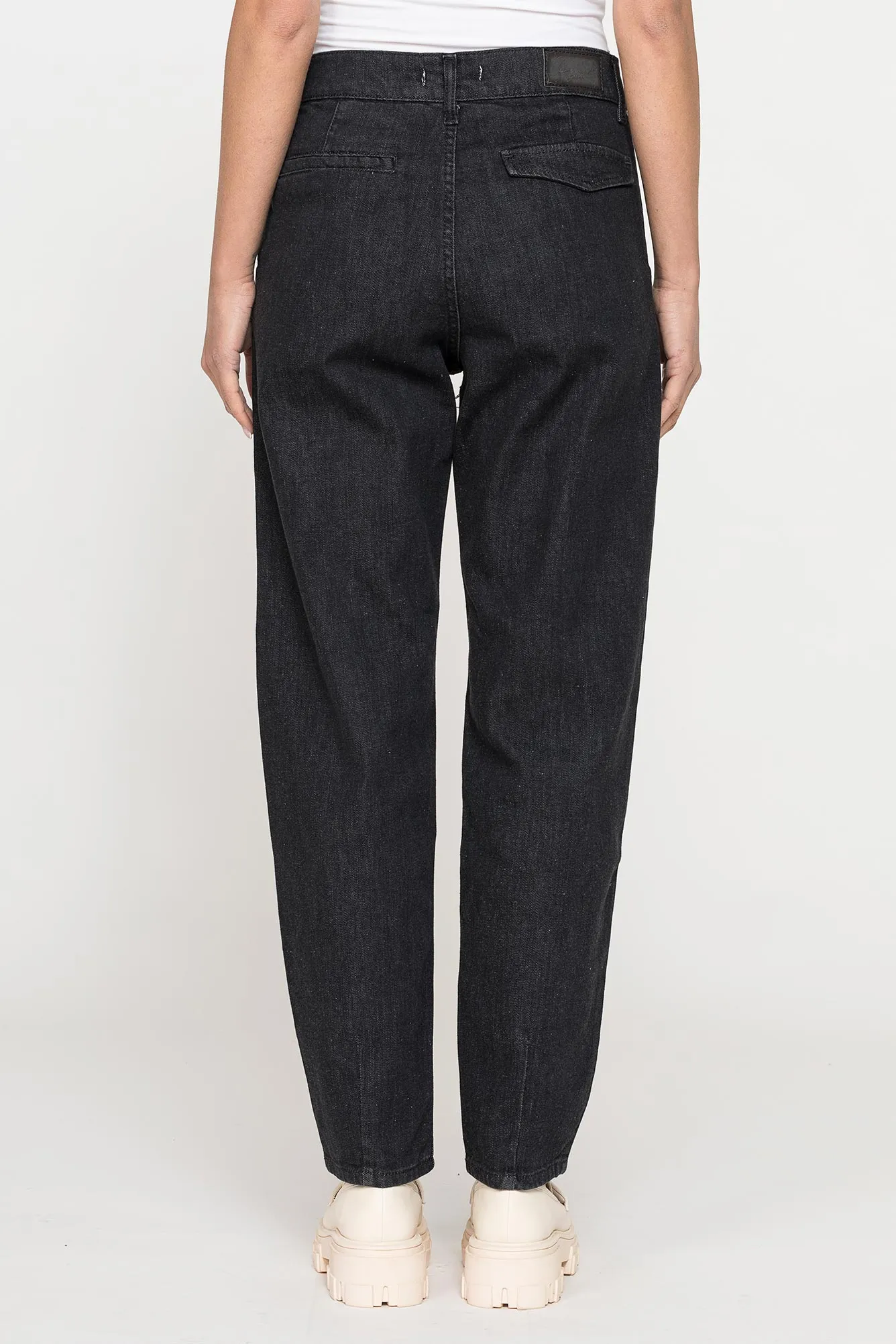 Carrera  ---------    ------------Jeans carrot - Denim nero