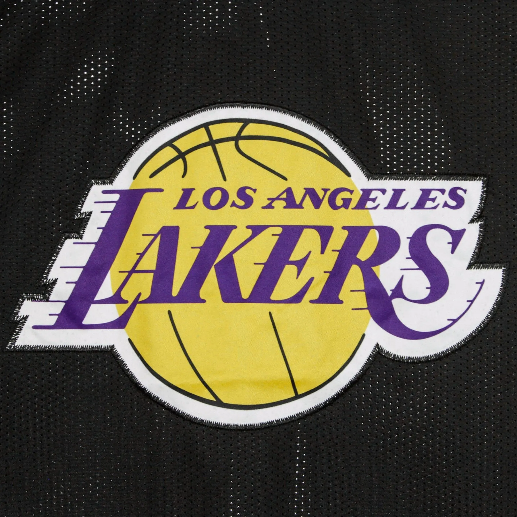Casacca Girocollo Uomo Nba Oversized Applique Tee Loslak Black/original Team Colors