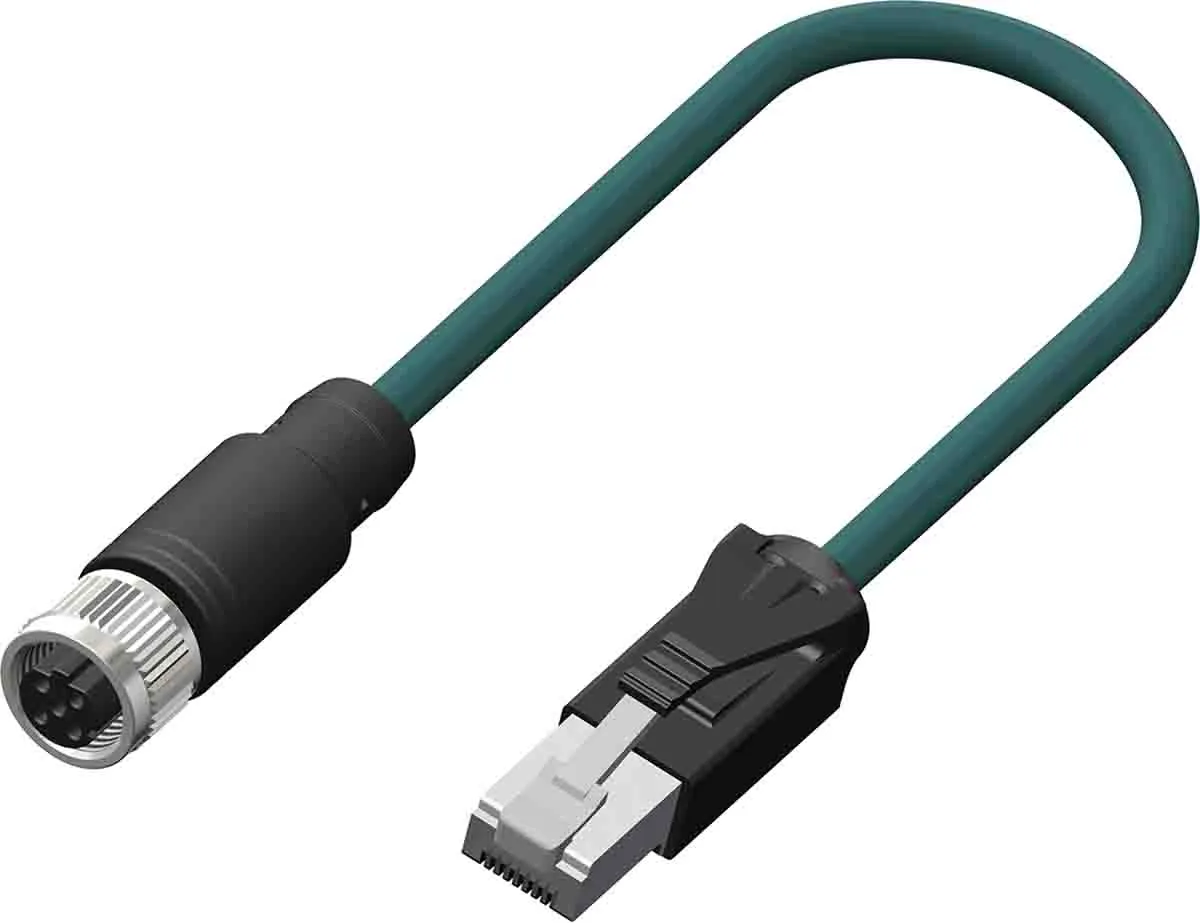 Cavo Ethernet Cat5e RS PRO, guaina in PUR col. Tè, L. 2m, Con terminazione