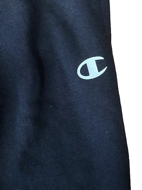 Champion Pantalone da tuta sportivo da bambino Legacy Basic Powerblend con polsino 306456 KK001 NBK nero