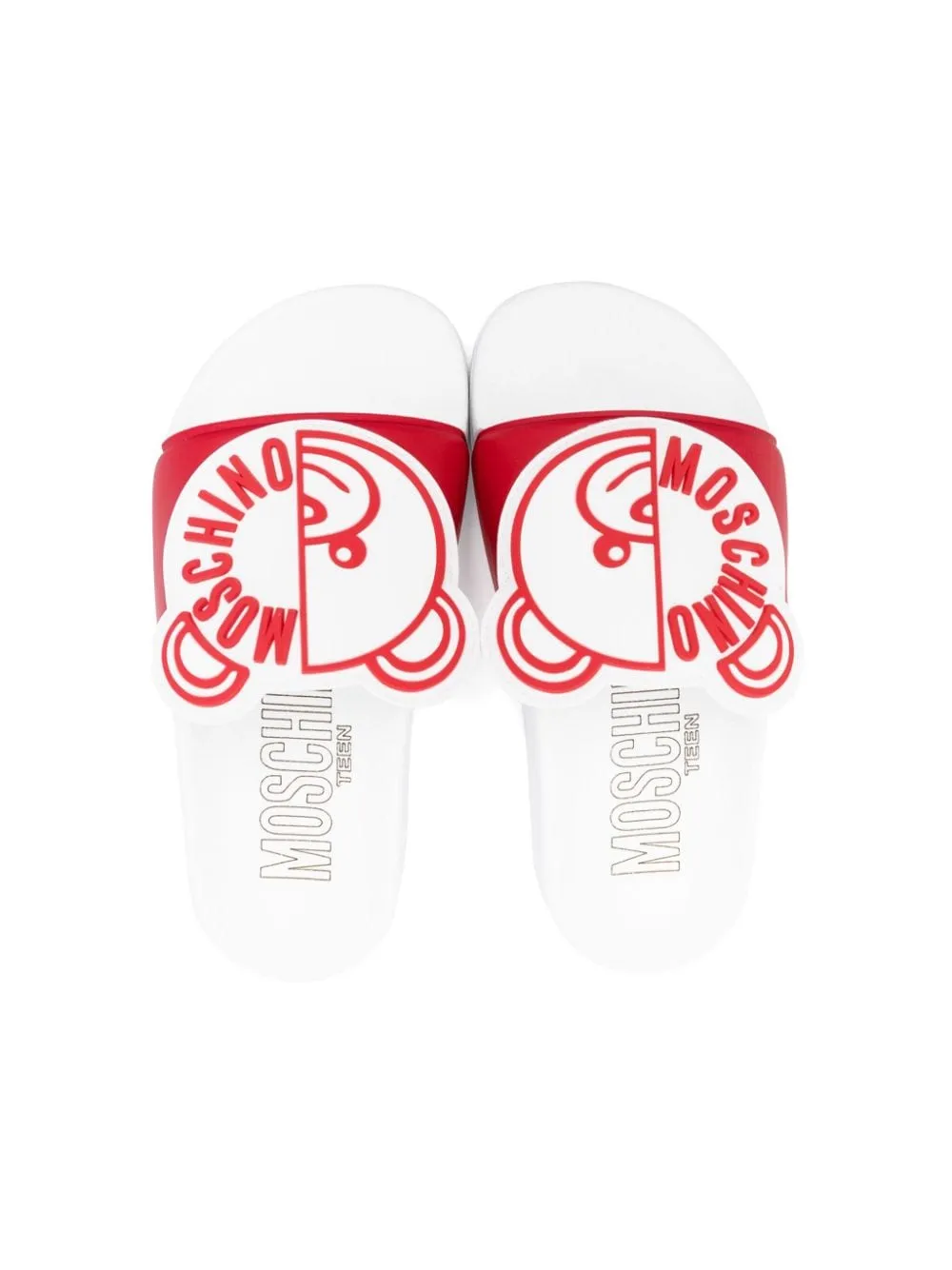 Ciabatte slides con applicazion Teddy Bear