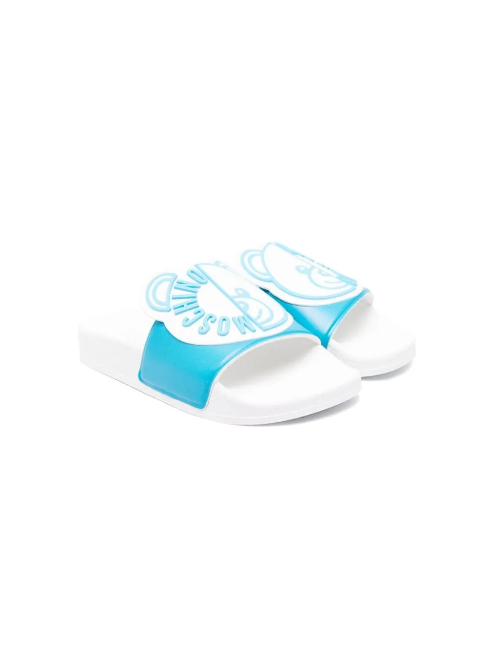 Ciabatte slides con applicazione Teddy Bear