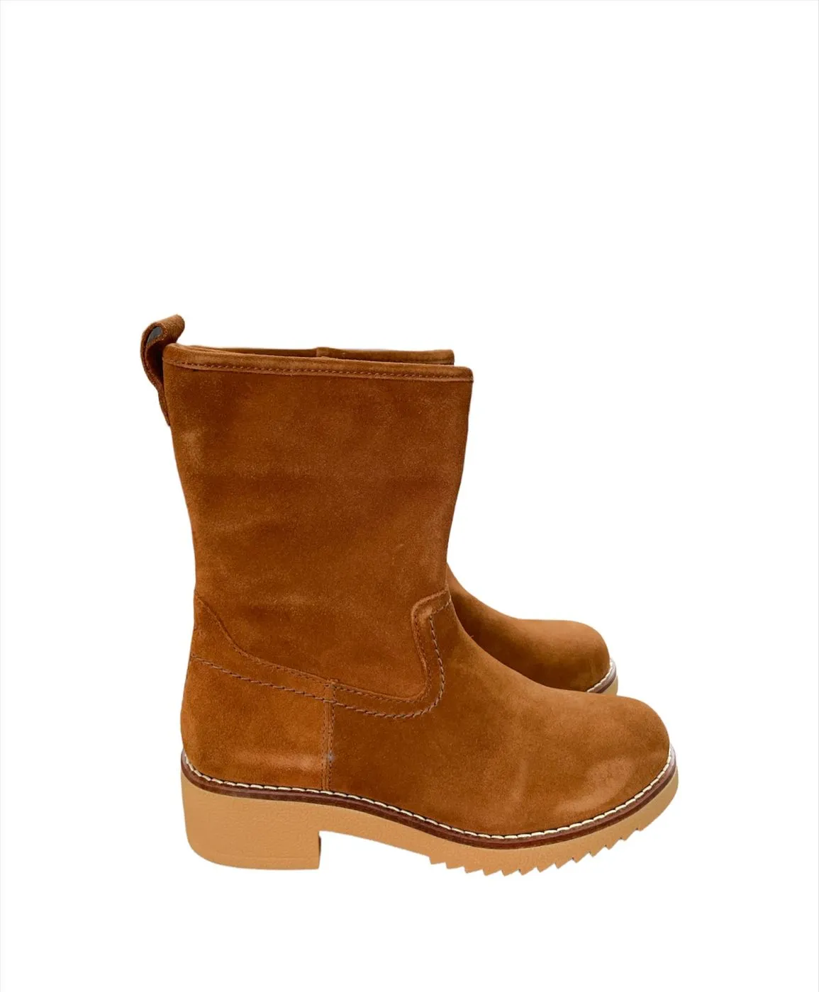 Clarks  ---------    ------------ scarpe stivaletto stivaletto camoscio eden mid marrone