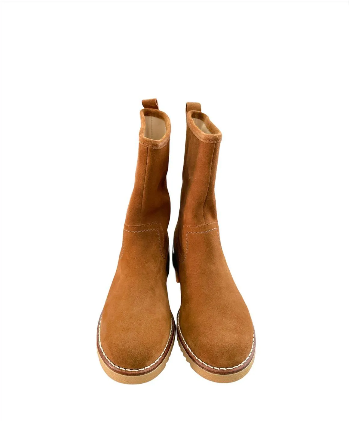 Clarks  ---------    ------------ scarpe stivaletto stivaletto camoscio eden mid marrone