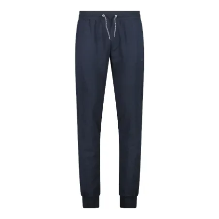 CMP   uomo    Pantaloni in tessuto leggero stretch con polsino - col. N950