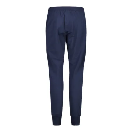 CMP   uomo    Pantaloni in tessuto leggero stretch con polsino - col. N950