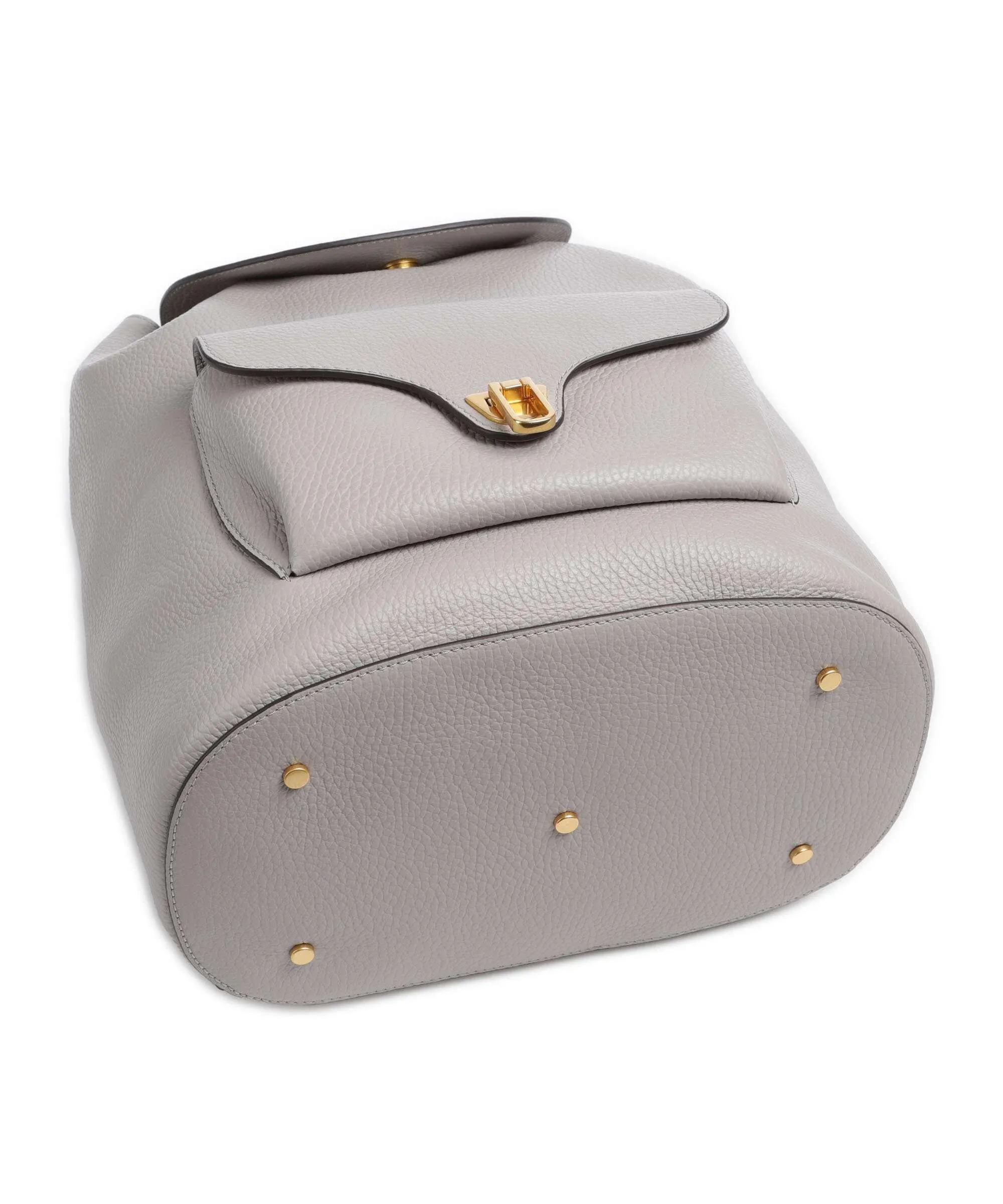  Coccinelle Beat Soft Zaino pelle granulata grigio  