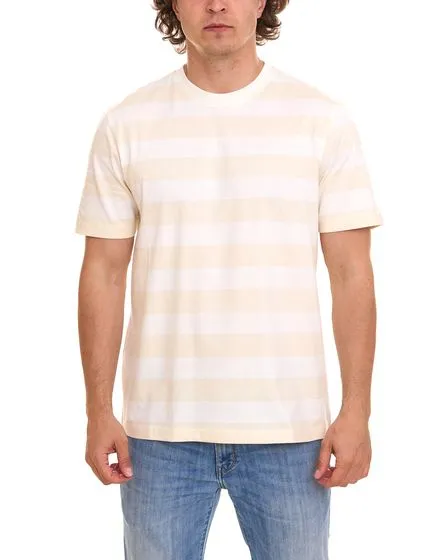 Confezione da 3 prodotti OTTO T-shirt da uomo a righe camicia estiva sostenibile in cotone biologico 11899614 Beige