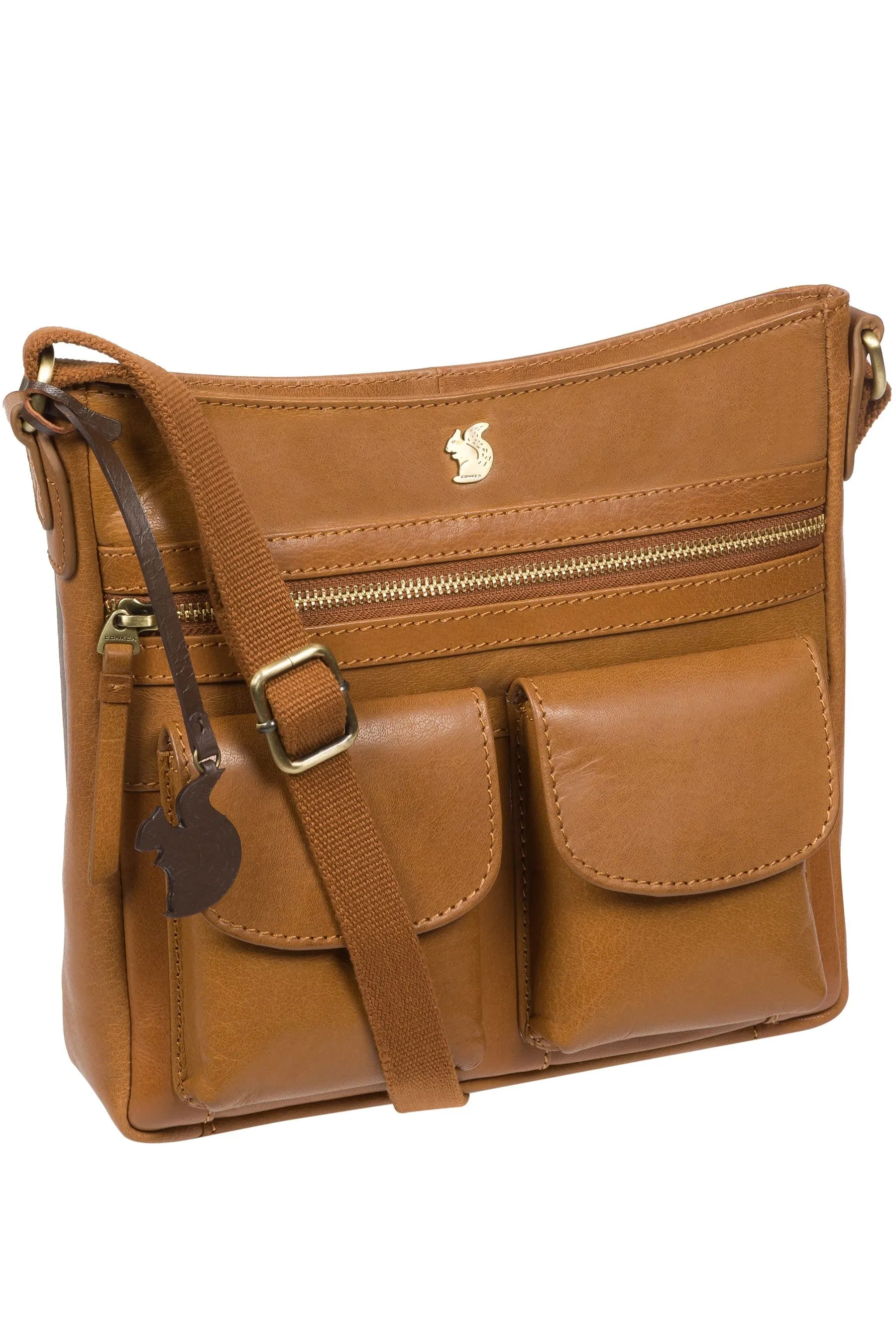Conkca - Neonati Bon - Borsa a tracolla in pelle    