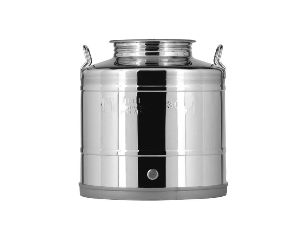 Contenitore olio minox fusto saldato da 30lt con tappo a vite Minox