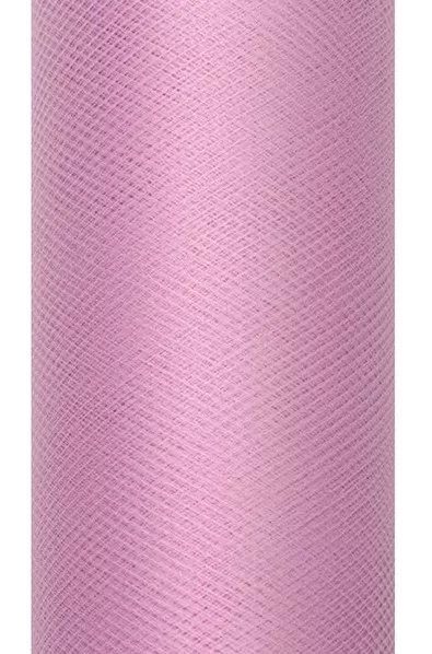 Corridore da tavolo in tulle rosa antico 15cm x 9m
