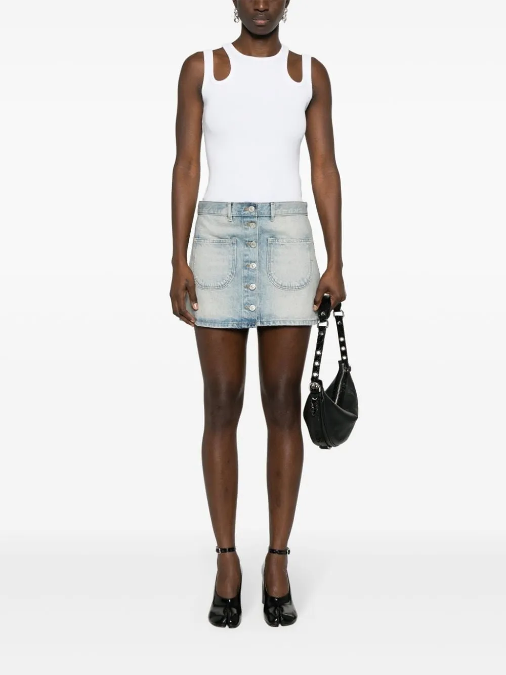   Courreges  Mini gonna in jeans  