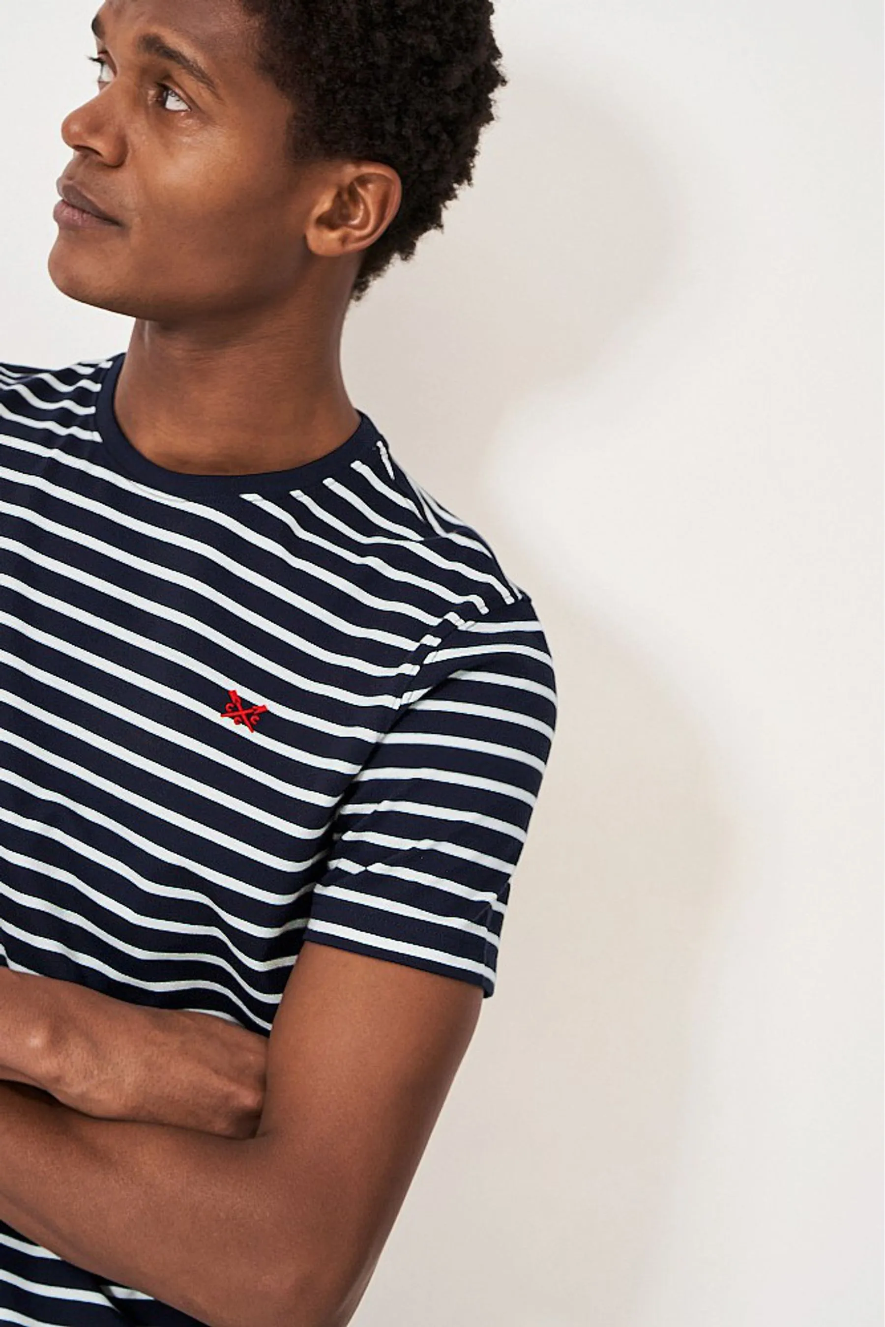 Crew Clothing - T-shirt con A righe breton