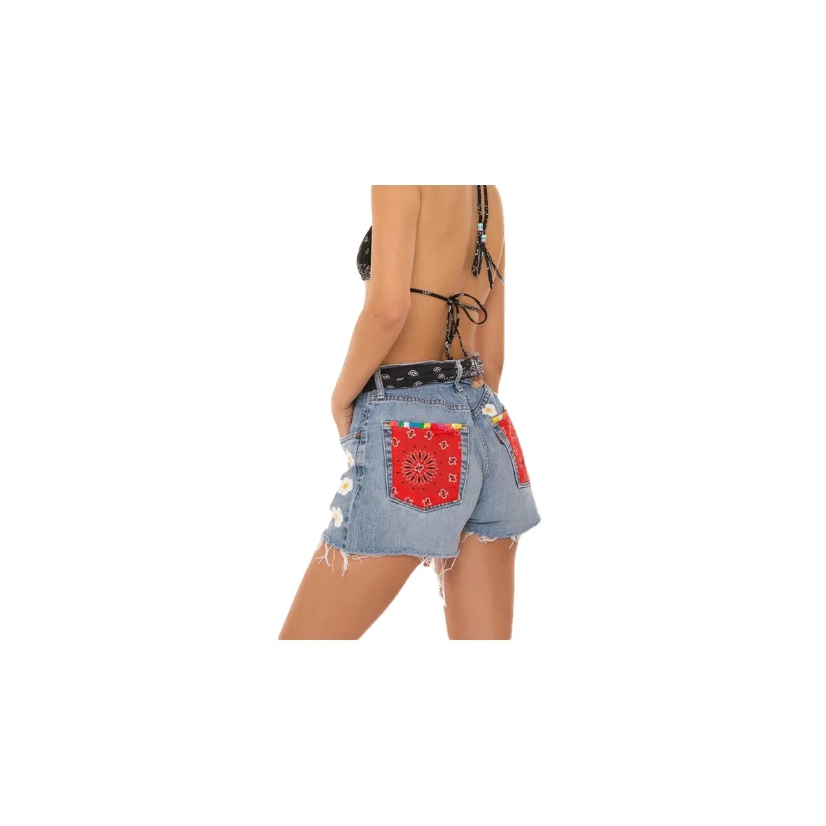 Denim Shorts, Blu