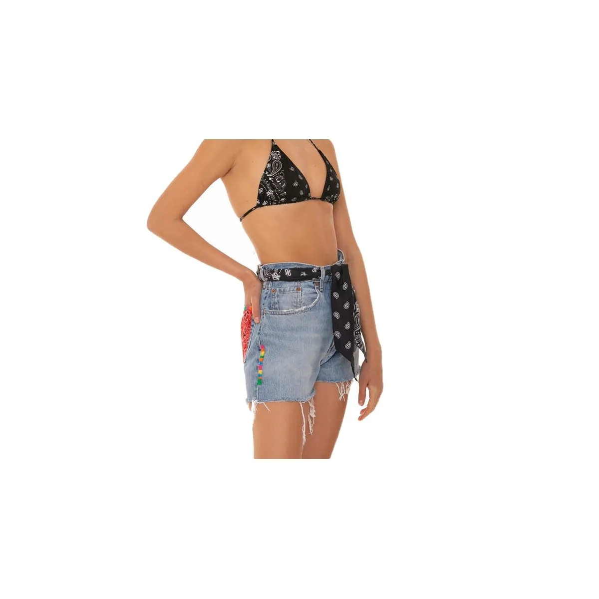 Denim Shorts, Blu